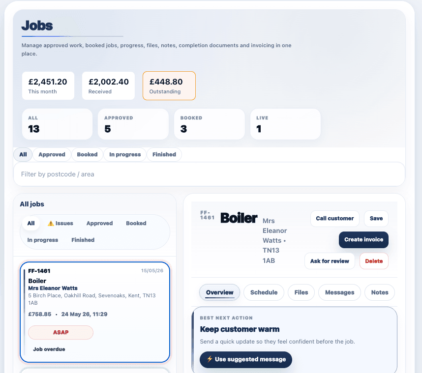 FixFlow jobs